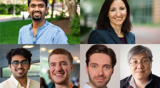 Clockwise from top left: Khoury researchers Harsh Chaudhari, Alina Oprea, David Bau, Chris Wendler, Can Rager, and Rohit Gandikota
