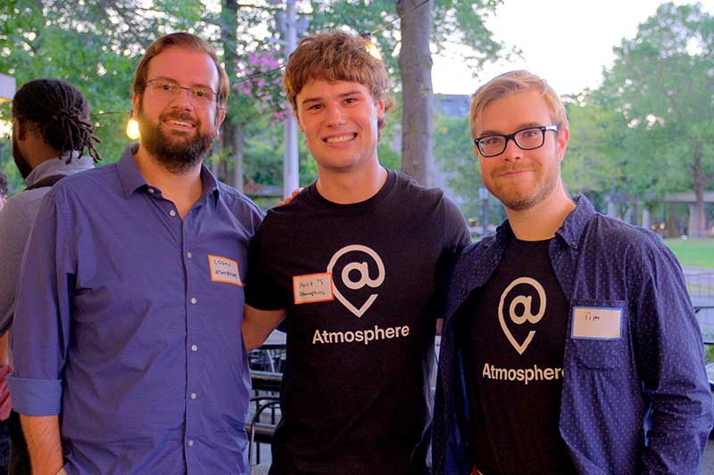 Left to right: Logan Wells, Kurt Marcinkiewicz, and Tim Sakharov