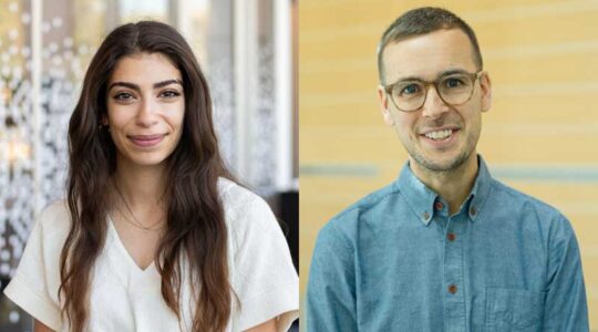 Chantal Shaib (left) and Byron Wallace